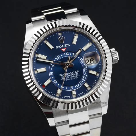 buy rolex sky dweller blue|rolex sky dweller 2020 for sale.